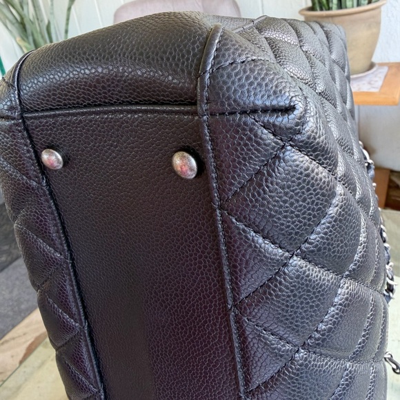 🔥🔥LIKE NEW Chanel Grand Shopper Tote Caviar Leather COA READY🔥🔥 - Picture 9 of 16